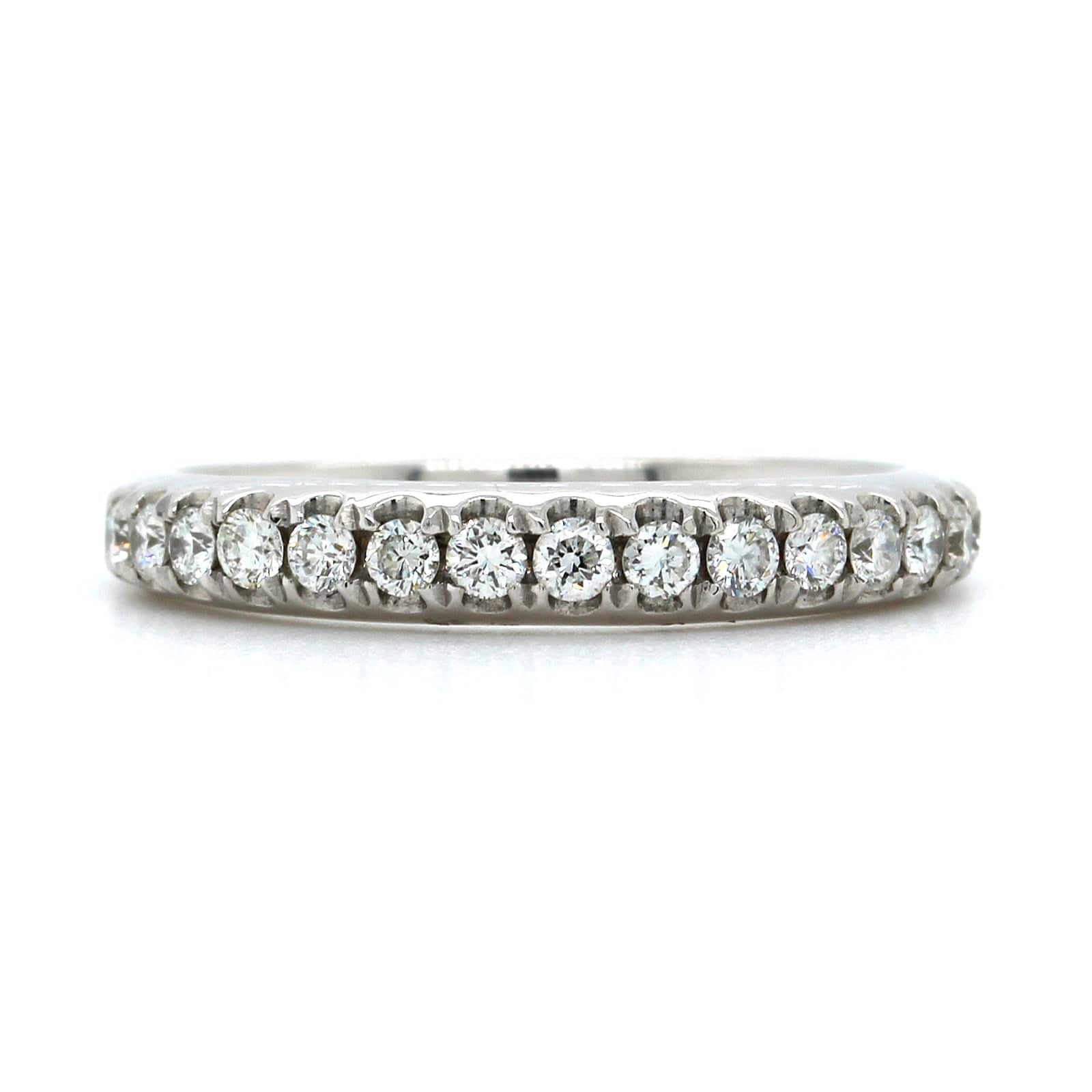 14K Yellow Gold Prong Set Diamond Band