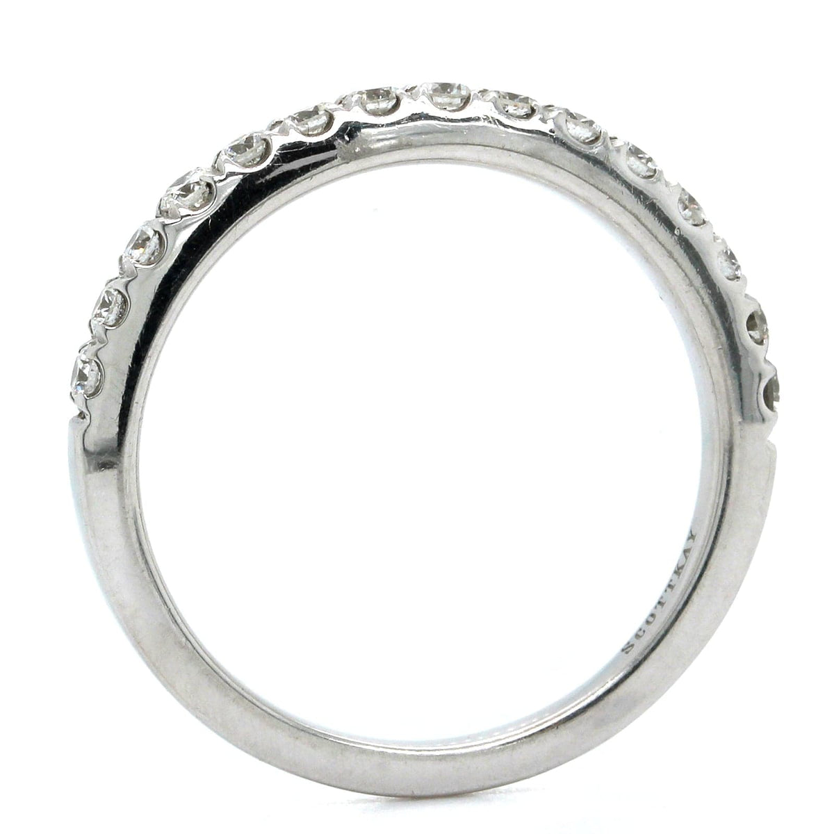 14K Yellow Gold Prong Set Diamond Band