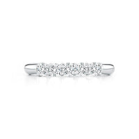 Platinum Five Stone Diamond Wedding Ring
