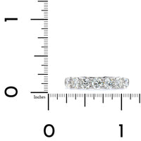 18K White Gold Seven Stone Diamond Wedding Ring