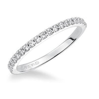 Platinum Shared Prong Diamond Band
