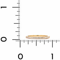 18K Yellow Gold Pave Diamond Band
