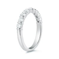 Platinum Nine Stone Diamond Wedding Ring