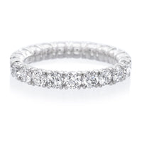 Platinum Diamond Eternity Band