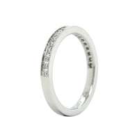 Platinum Bead Set Diamond Band