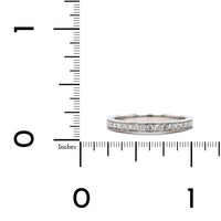 Platinum Bead Set Diamond Band