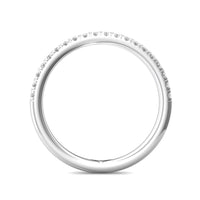 18K White Gold Diamond Wedding Band