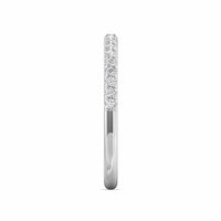 18K White Gold Diamond Wedding Band