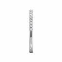 Platinum Pave Diamond Wedding Band