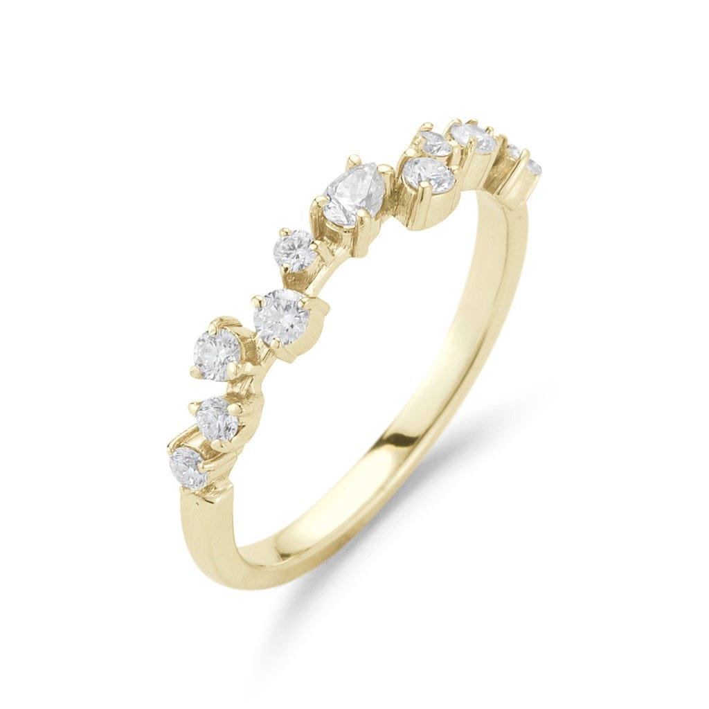Penny Preville 18K Yellow Gold Diamond Stardust Ring