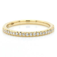 18K Yellow Gold Modern Classic Diamond Band