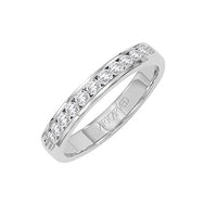 Platinum Channel Set Diamond Band