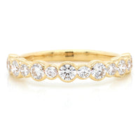 18K Yellow Gold Diamond Band