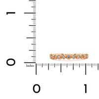 18K Rose Gold Alternate Shape Milgrain Wedding Band