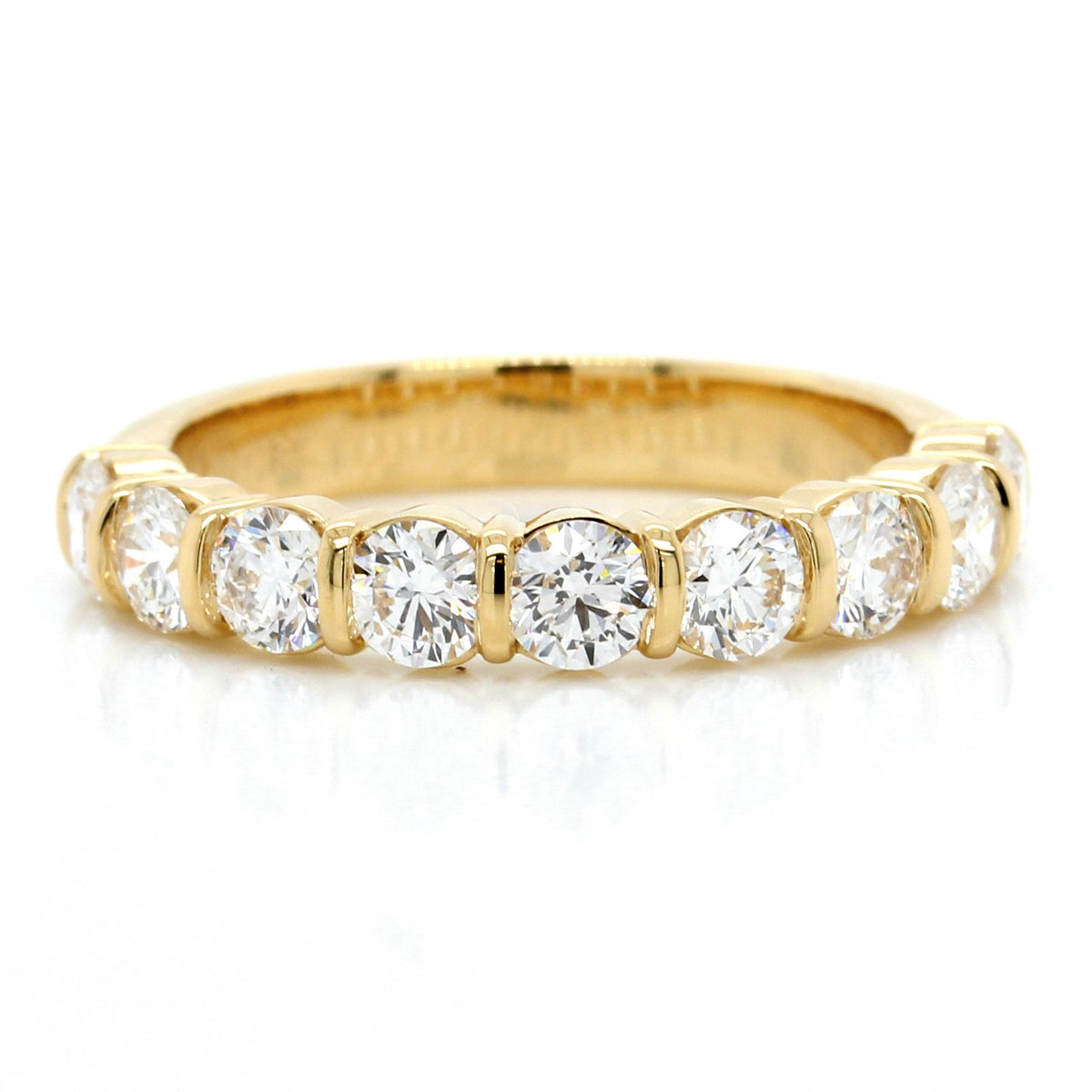 18K Yellow Gold Diamond Wedding Ring