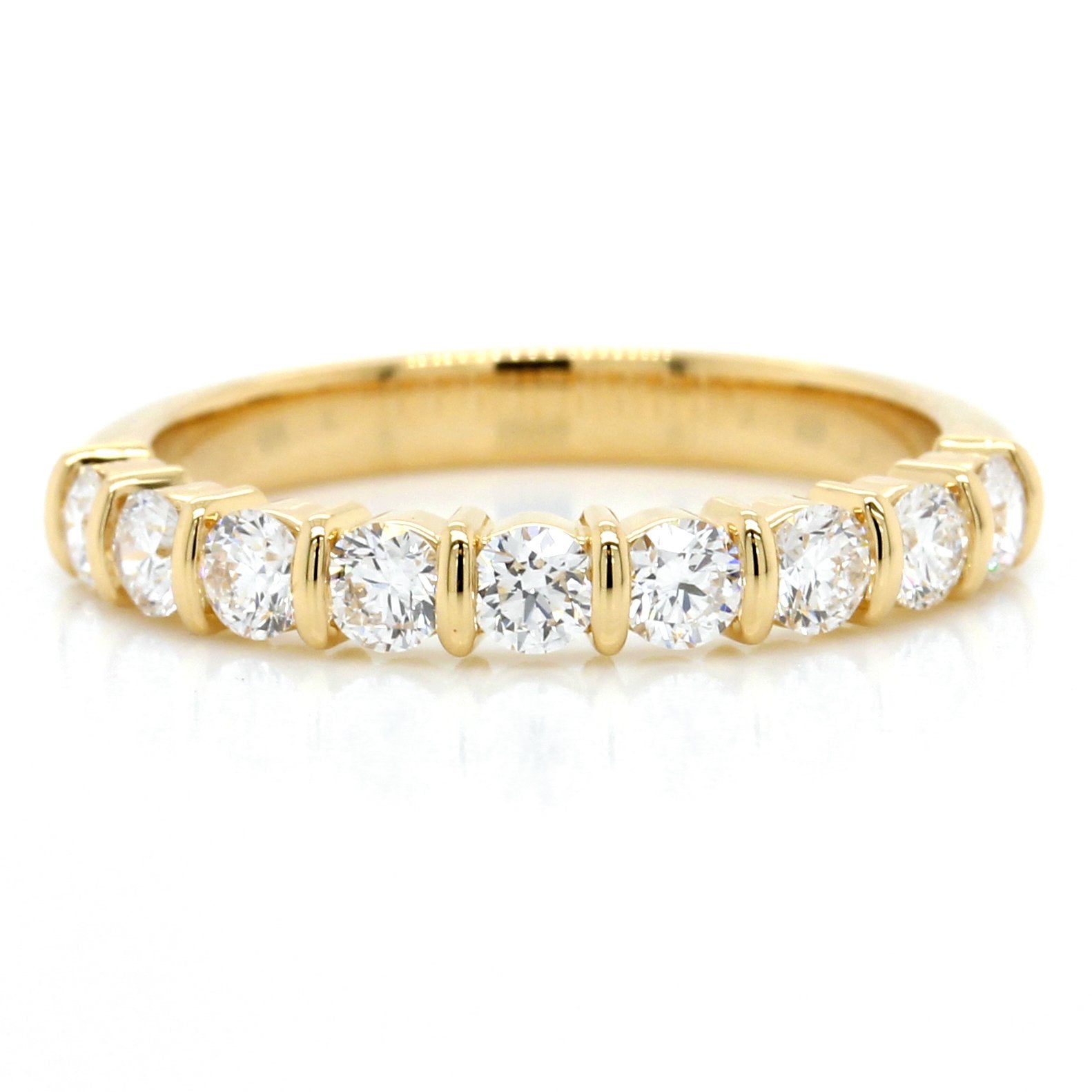18K Yellow Gold Diamond Wedding Ring