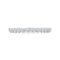 Platinum Shared Prong Diamond Band
