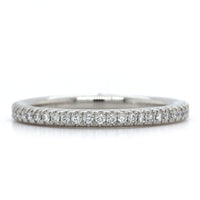 Platinum Pave Diamond Band