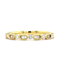 18K Yellow Gold Diamond Band
