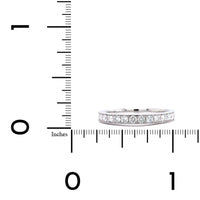 18K White Gold Bead Set with Milgrain Diamond Band