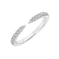 18K White Gold Diamond Open Band, Long's Jewelers