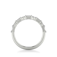 Platinum Baguette and Marquise Diamond Band, Long's Jewelers