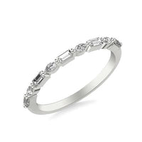 Platinum Baguette and Marquise Diamond Band, Long's Jewelers