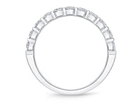 Platinum Petite Prong Diamond Band