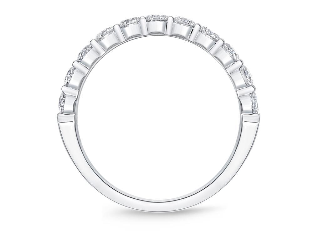 Platinum Petite Prong Diamond Band – Long's Jewelers