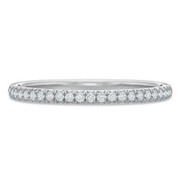 Platinum Prong Split Prong Diamond Band