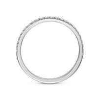 Platinum Prong Split Prong Diamond Band