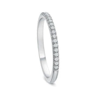 Platinum Prong Split Prong Diamond Band