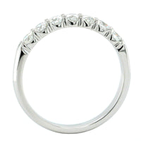 18K White Gold 7 Stone Diamond Band