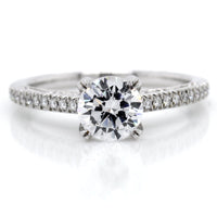 Platinum Vintage Engagement Ring