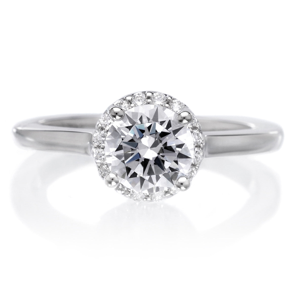 18K White Gold Allison Engagement Ring