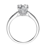 18K White Gold Isla Engagement Ring Setting