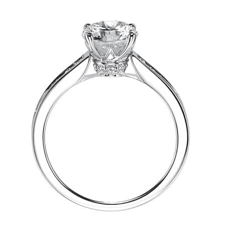18K White Gold Isla Engagement Ring Setting