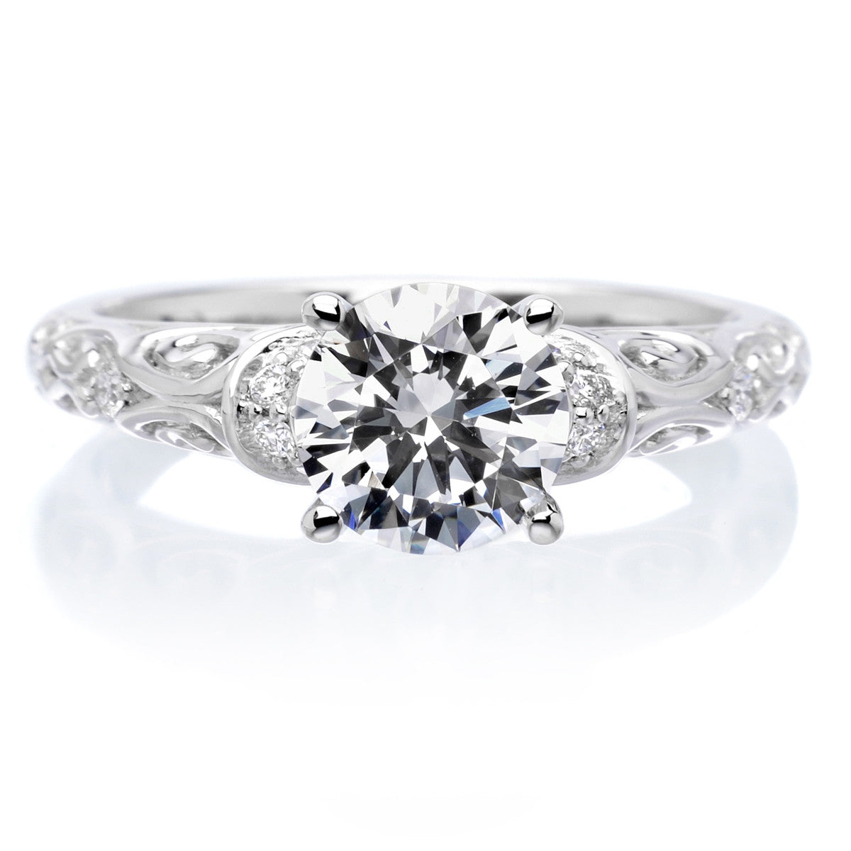 18K White Gold Peyton Engagement Ring