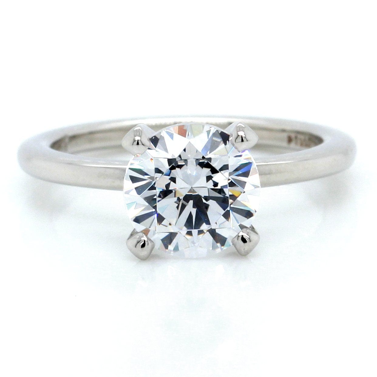 Platinum Four-Prong Engagement Ring