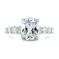 Platinum Shared Prong Diamond Engagement Ring Setting, Platinum, Long's Jewelers