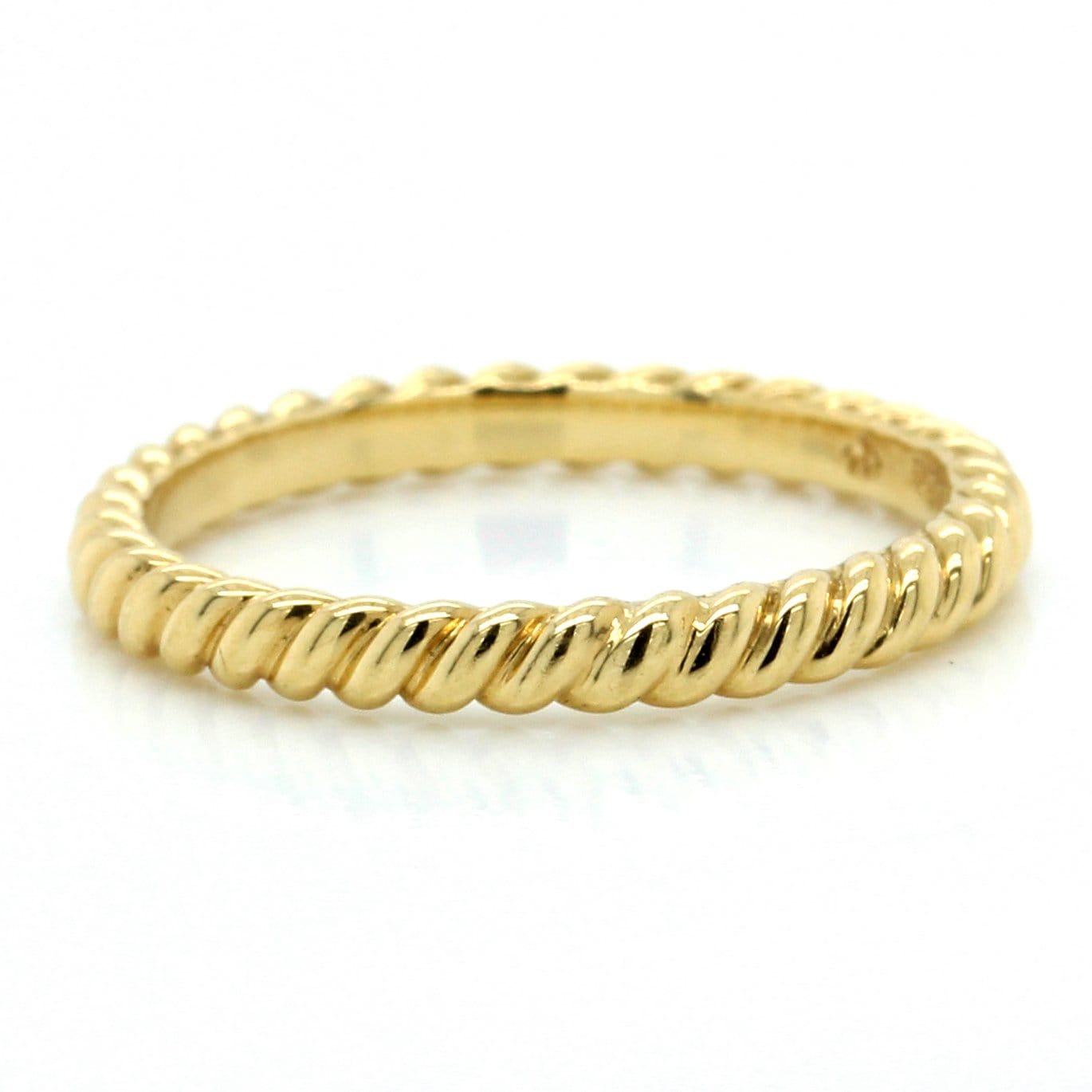 18K Yellow Gold Cable Band