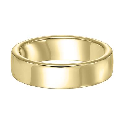 18K Yellow Gold High Polished Band, Long's Jewelers