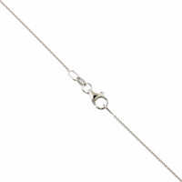 14K White Gold Heart Pendant