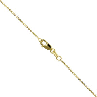 14K Yellow Gold Pisces Zodiac Pendant