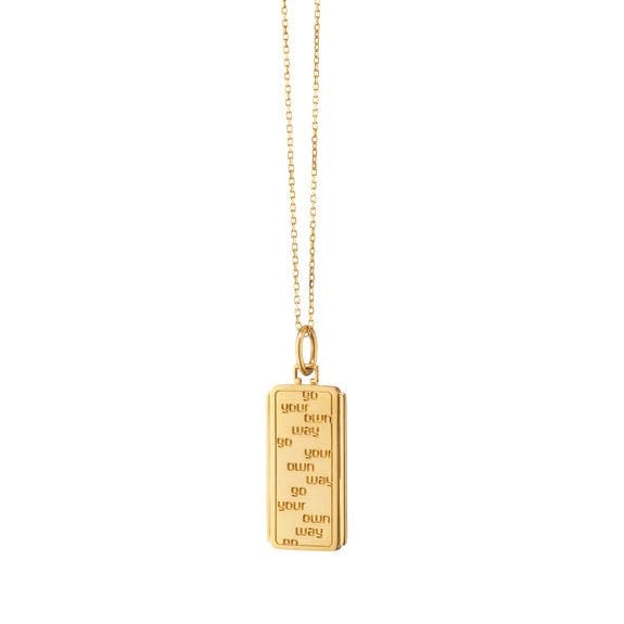 18K Yellow Gold "Go Your Own Way" Necklace, Long's Jewelers