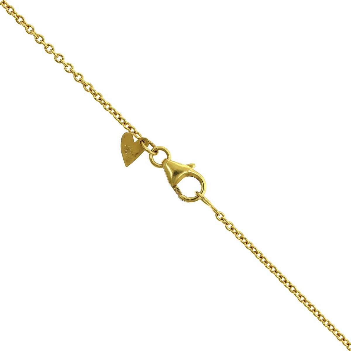 18K Yellow Gold Evil Eye Pendant, 18k yellow gold, Long's Jewelers