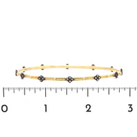 Armenta 18K Yellow Gold and Sterling Silver Crivelli Diamond Bracelet