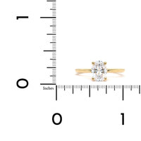 18K Yellow Gold 4-Prong Engagement Ring Setting