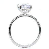 Platinum Cushion 4 Prong Solitaire Engagement Ring Setting, Platinum, Long's Jewelers