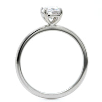 Platinum Cushion 4 Prong Solitaire Engagement Ring Setting, Platinum, Long's Jewelers